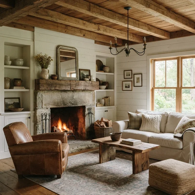 Farmhouse Rustic Living Room Ideas