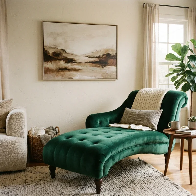 Living Room with Chaise Lounge Ideas
