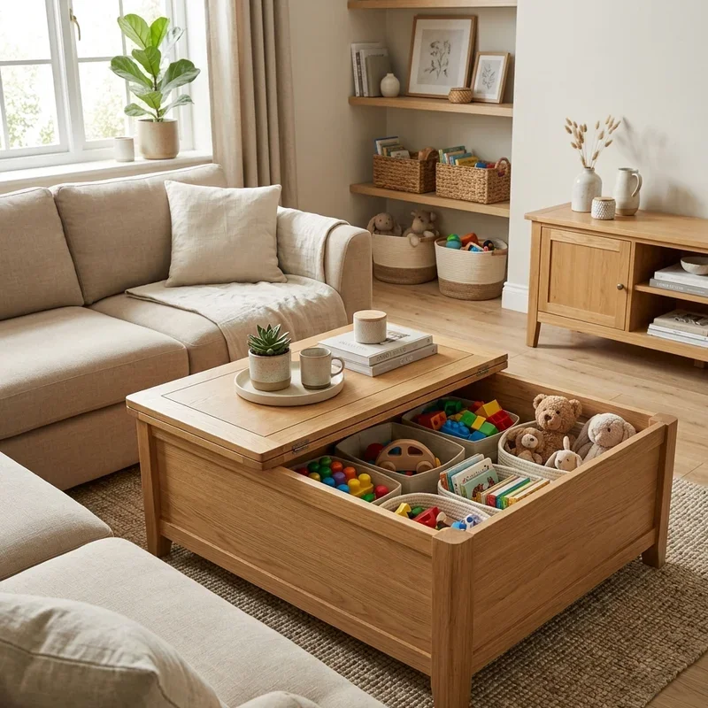 Living Room Toy Storage Ideas
