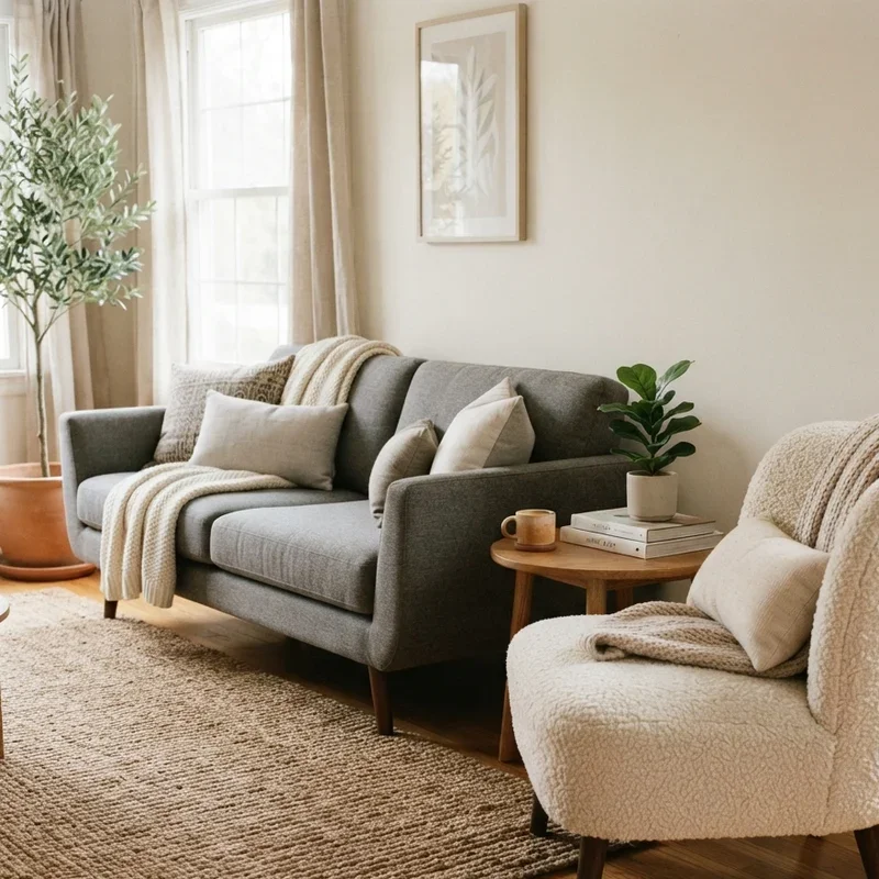 Gray Couch With Accent Chair Ideas