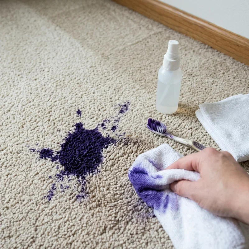 How to Get Hair Dye Off Carpet