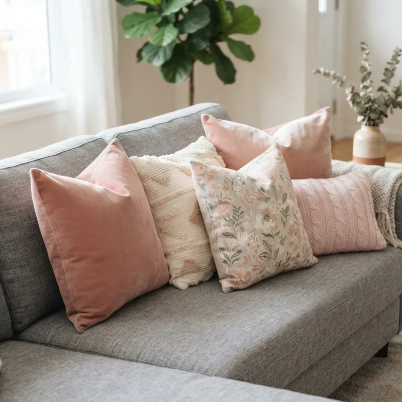 Throw Pillows for Gray Couch Ideas