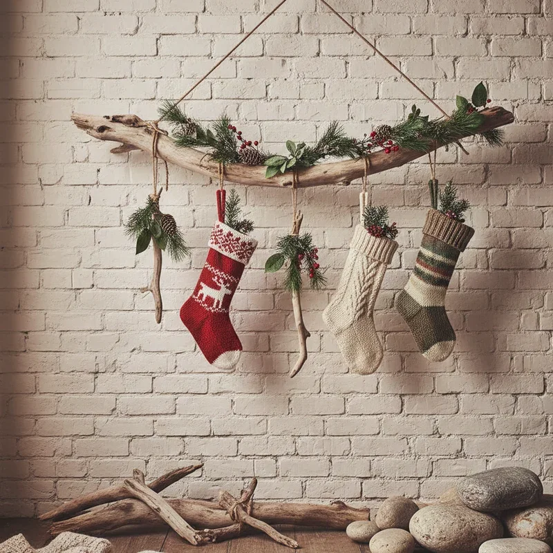 Stocking Hanging Ideas Without Fireplace