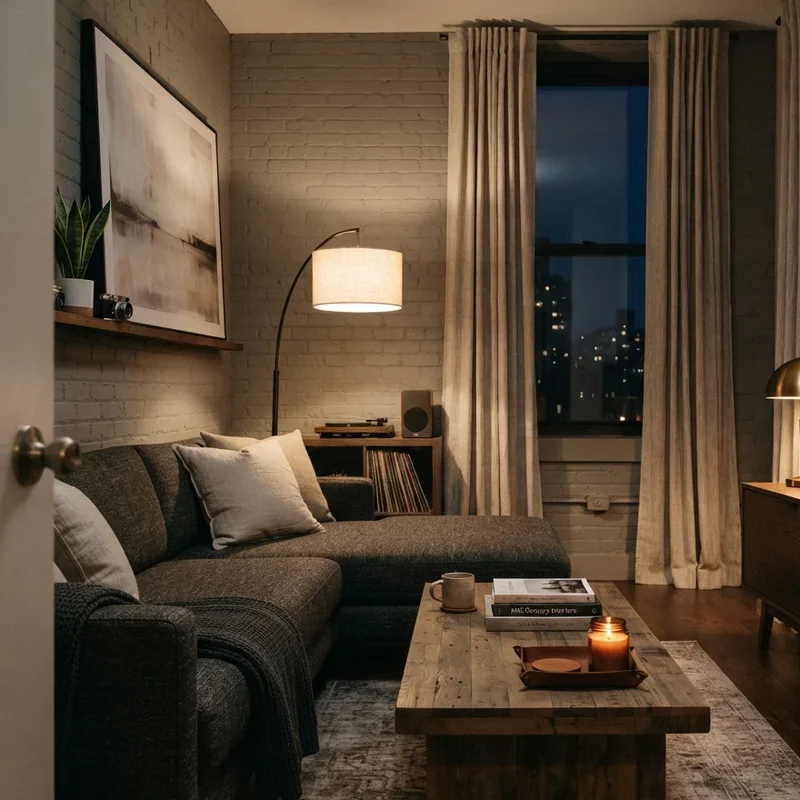 Bachelor Living Room Ideas