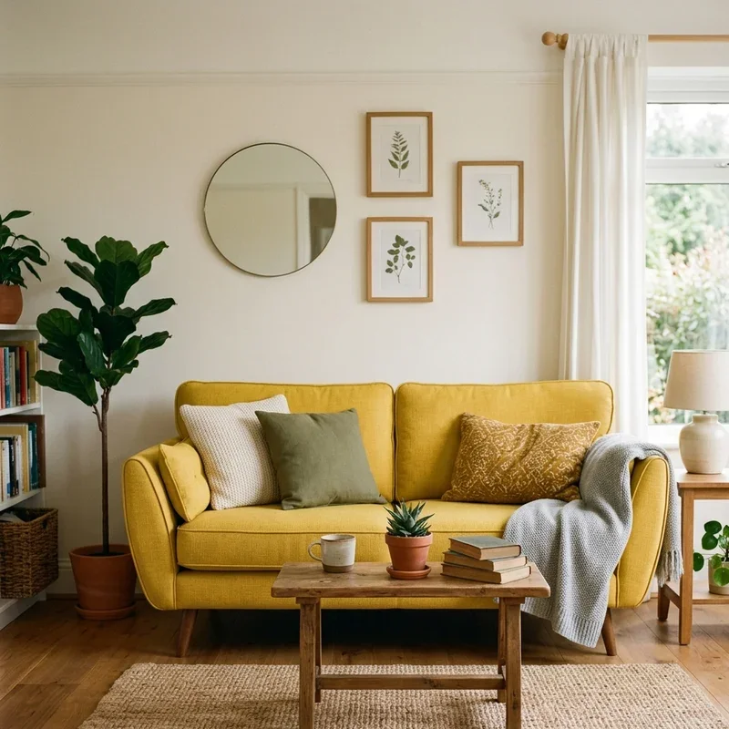 15 Yellow Sofa Living Room Ideas for Bright Interiors