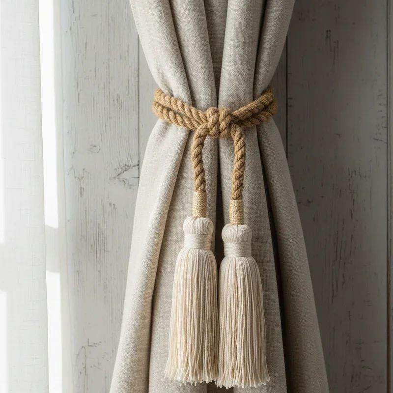 Unique Curtain Tie Back Ideas