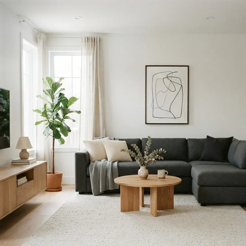 Dark Grey Sectional Living Room Ideas