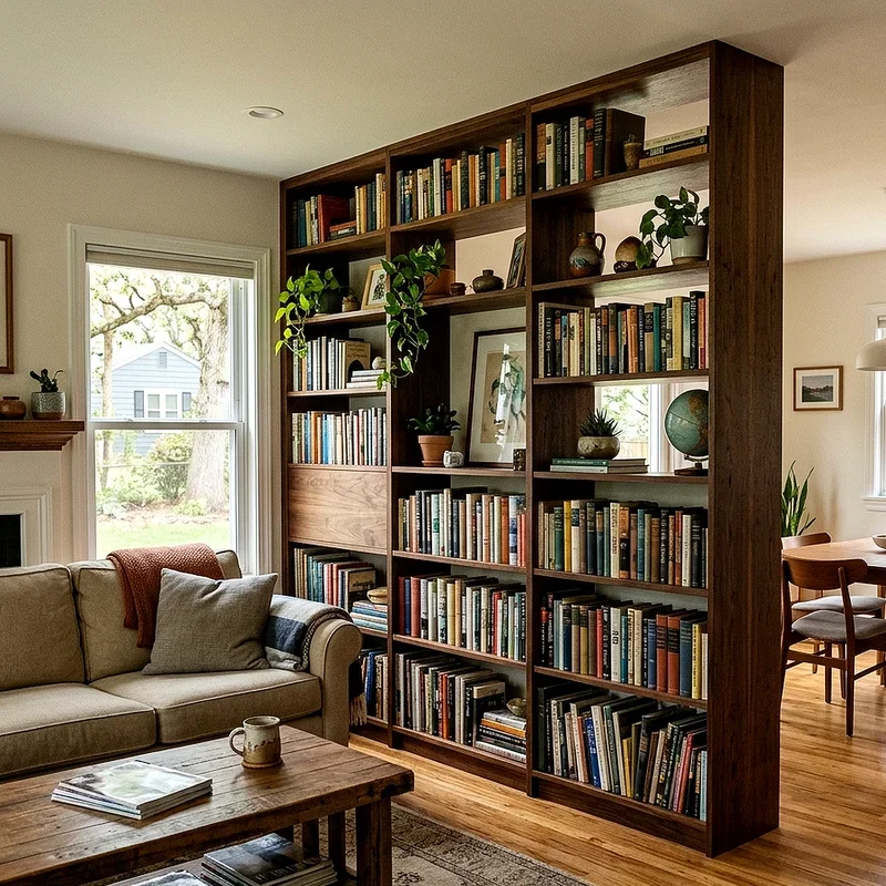 Living Room Bookcase Ideas