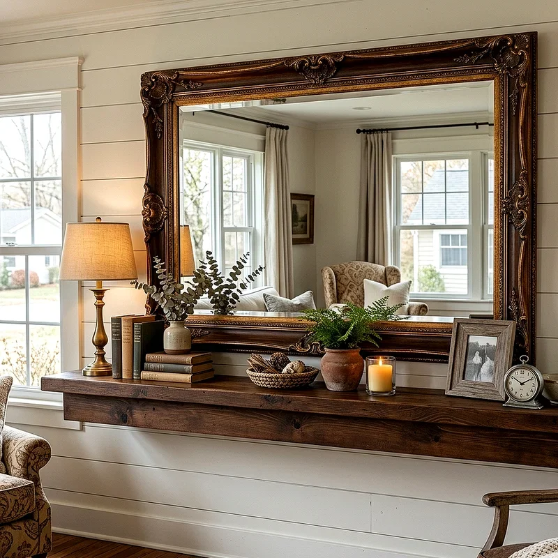 Mantel Without Fireplace Ideas