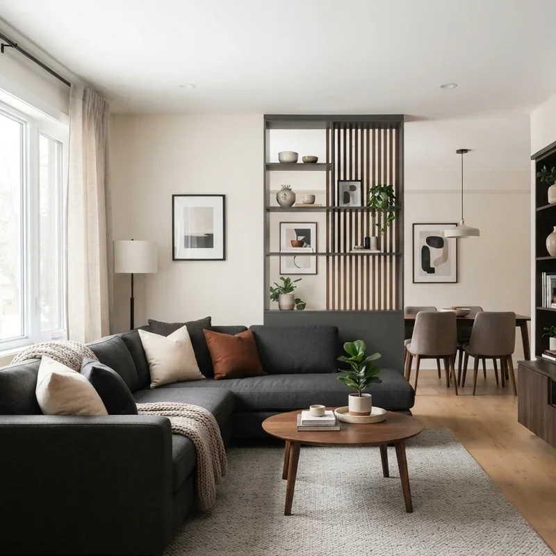Dark Grey Sectional Living Room Ideas