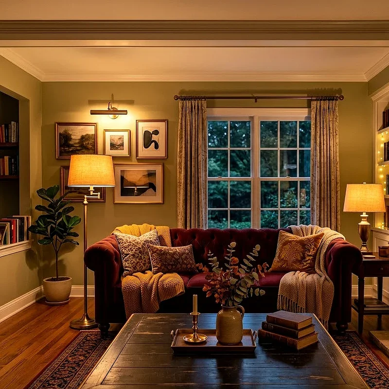 Burgundy Sofa Living Room Ideas