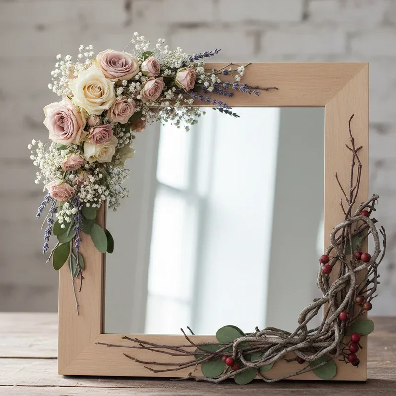 DIY Mirror Frame Decorating Ideas