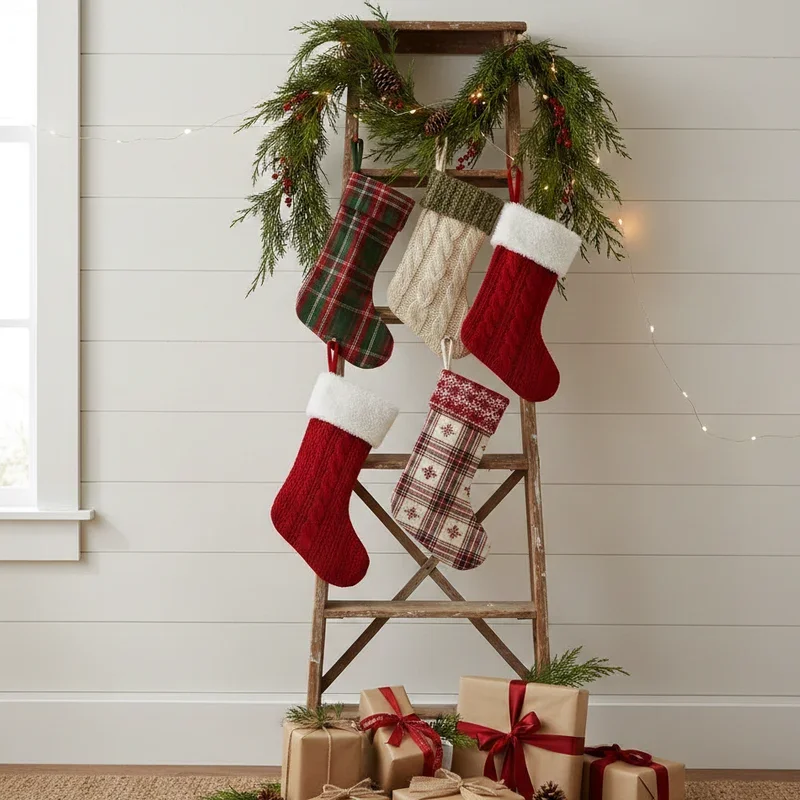 Stocking Hanging Ideas Without Fireplace