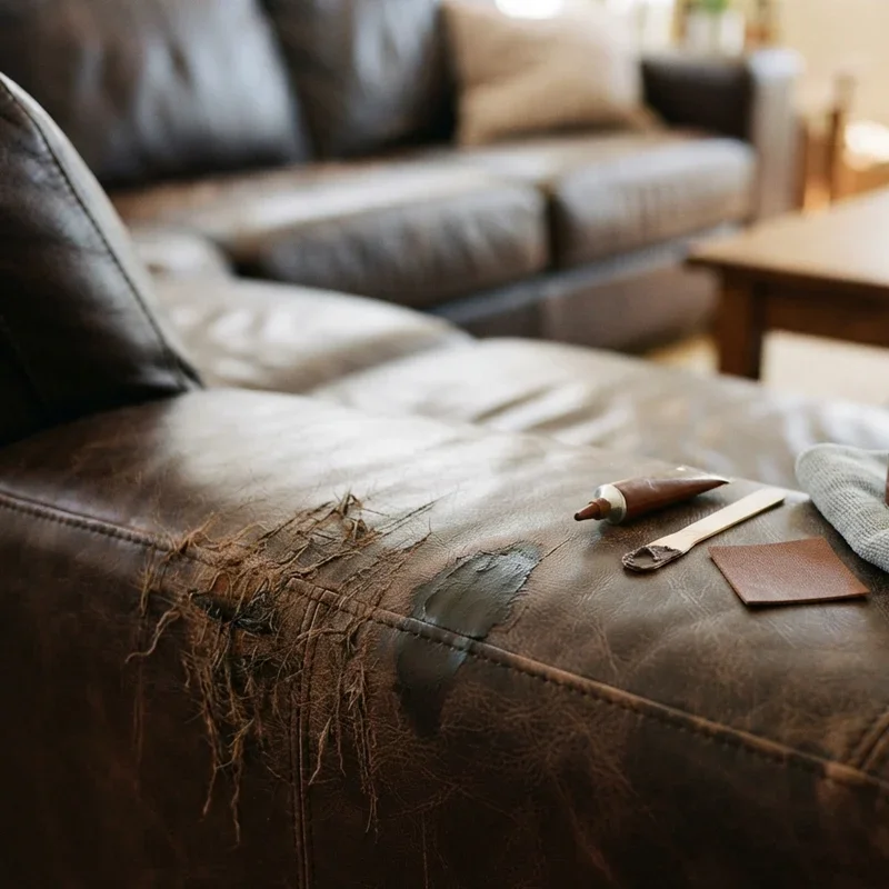 How to Fix Cat Scratches on a Leather Couch