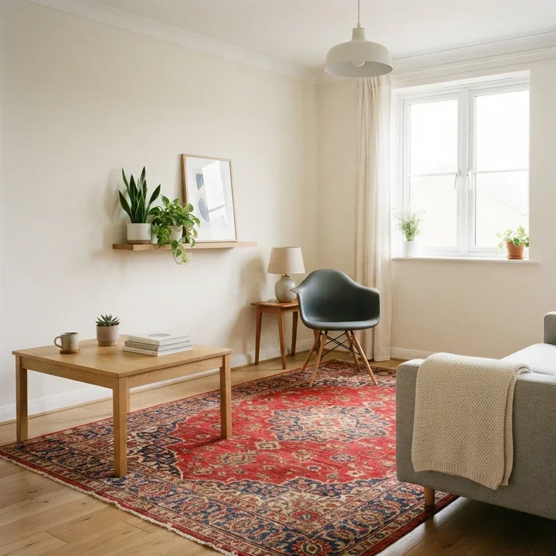 Red Persian Rug Living Room Ideas
