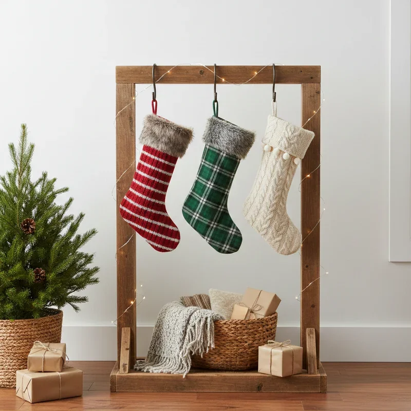 Stocking Hanging Ideas Without Fireplace