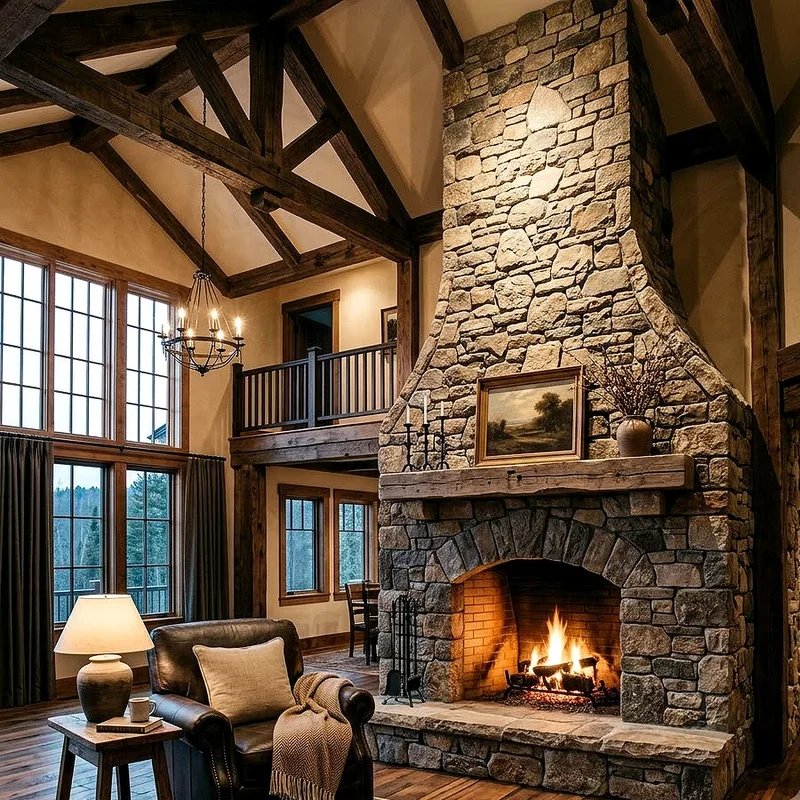 Two Story Fireplace Ideas