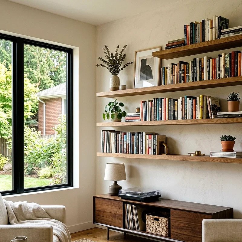 Living Room Bookcase Ideas