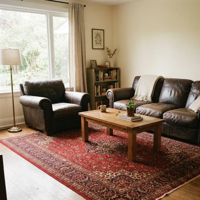 Red Persian Rug Living Room Ideas