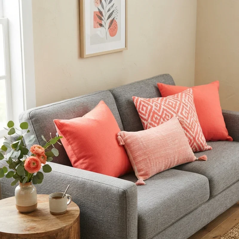 Throw Pillows for Gray Couch Ideas
