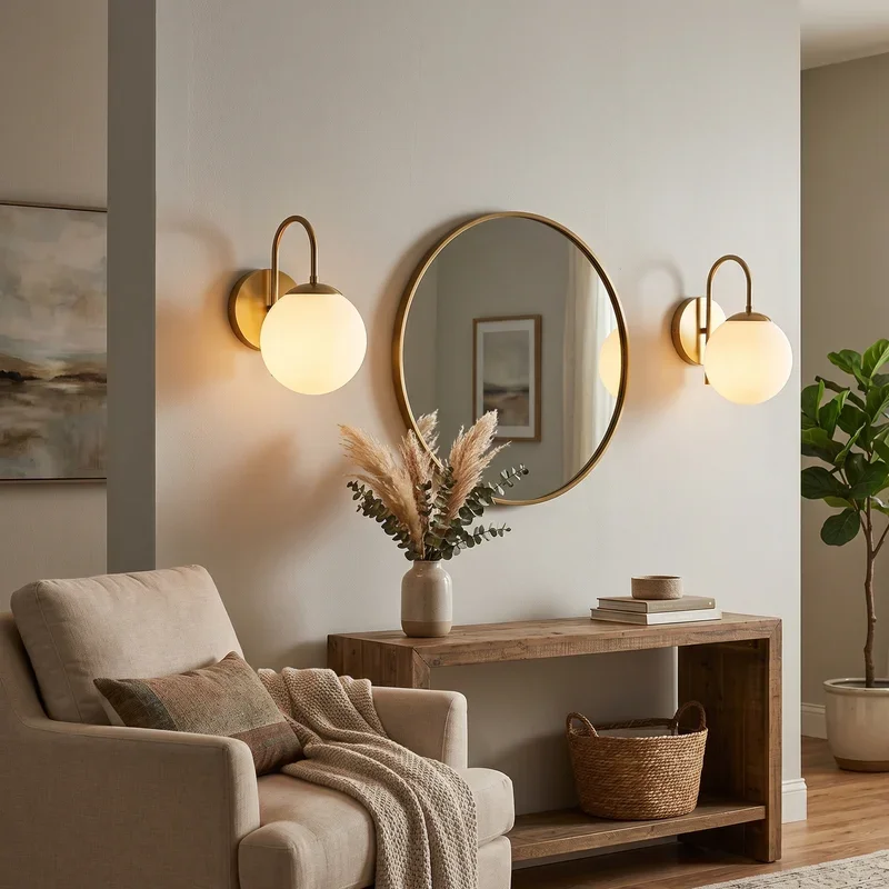 Living Room Sconce Ideas