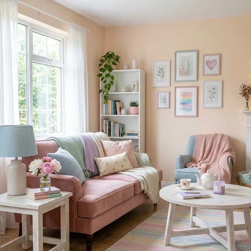 Girly Living Room Ideas