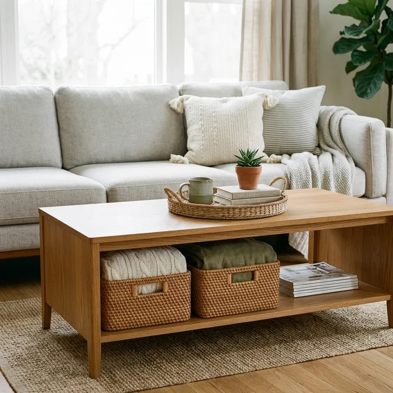 Living Room Sofa Table Decor Ideas
