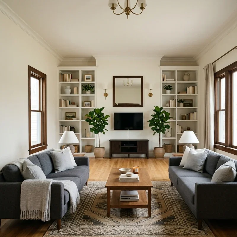 Long Narrow Living Room Layout Ideas