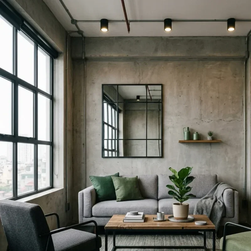 Green and Grey Living Room Ideas