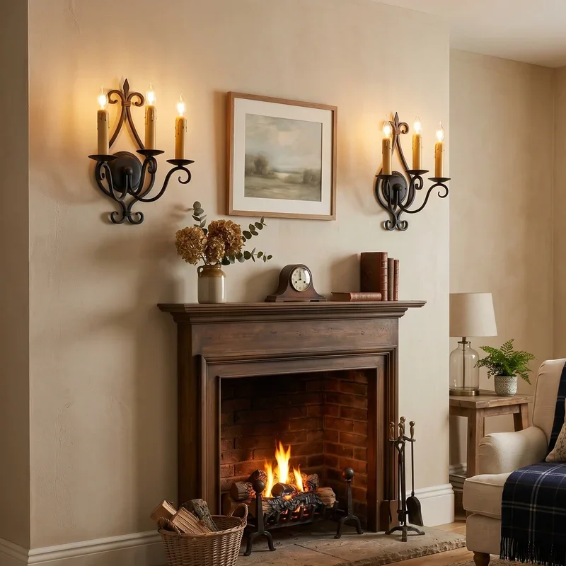 Living Room Sconce Ideas