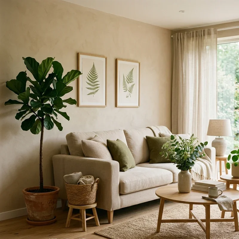 Warm Beige Living Room Ideas