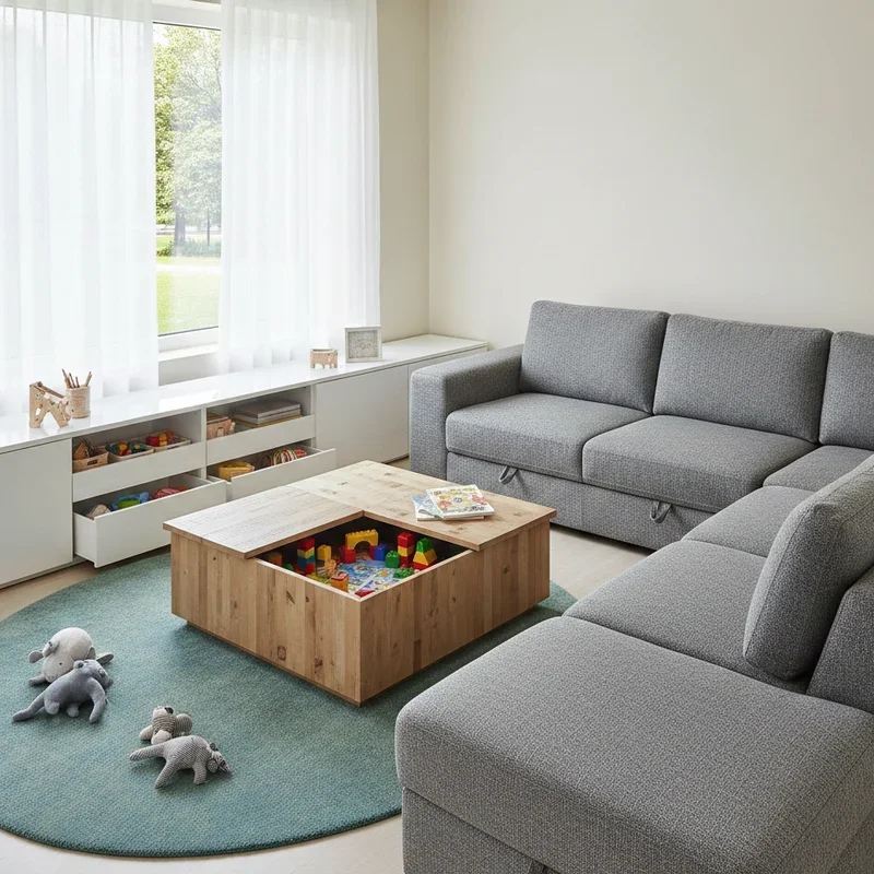Play Area in Living Room Ideas