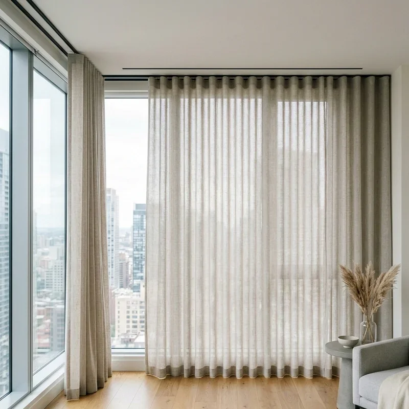 Modern Curtain Hanging Ideas