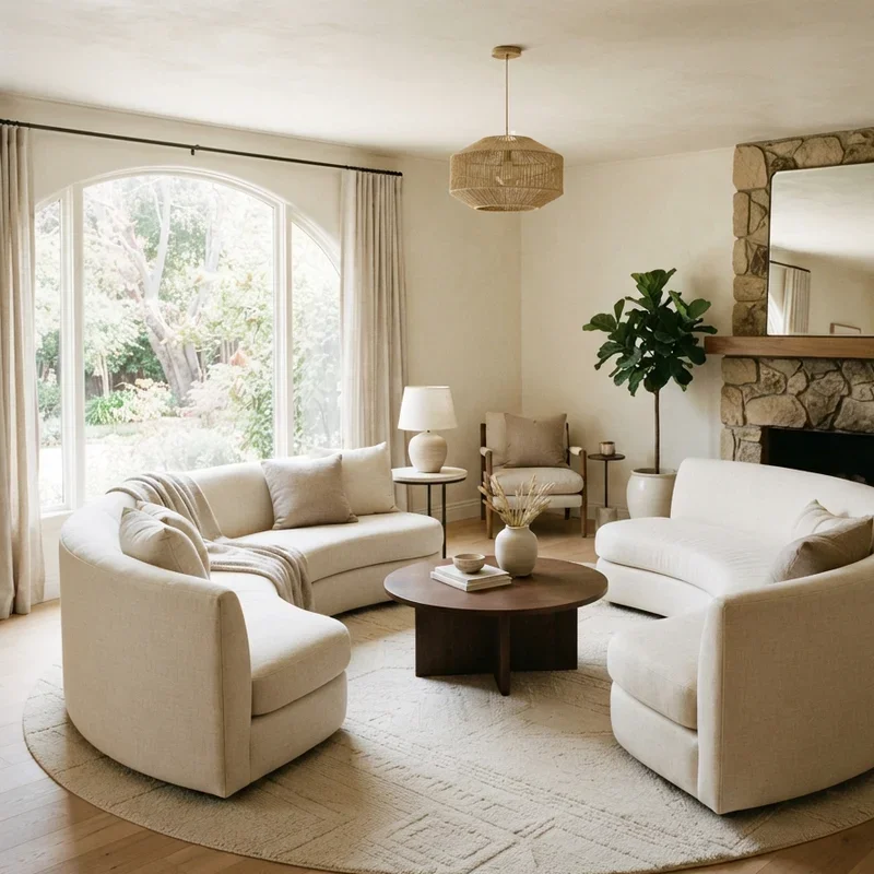 Two Sofa Living Room Ideas