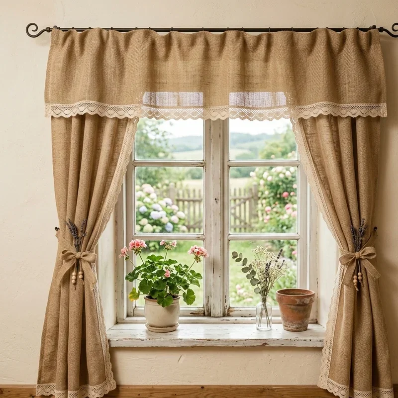 Farmhouse Window Treatment Ideas
