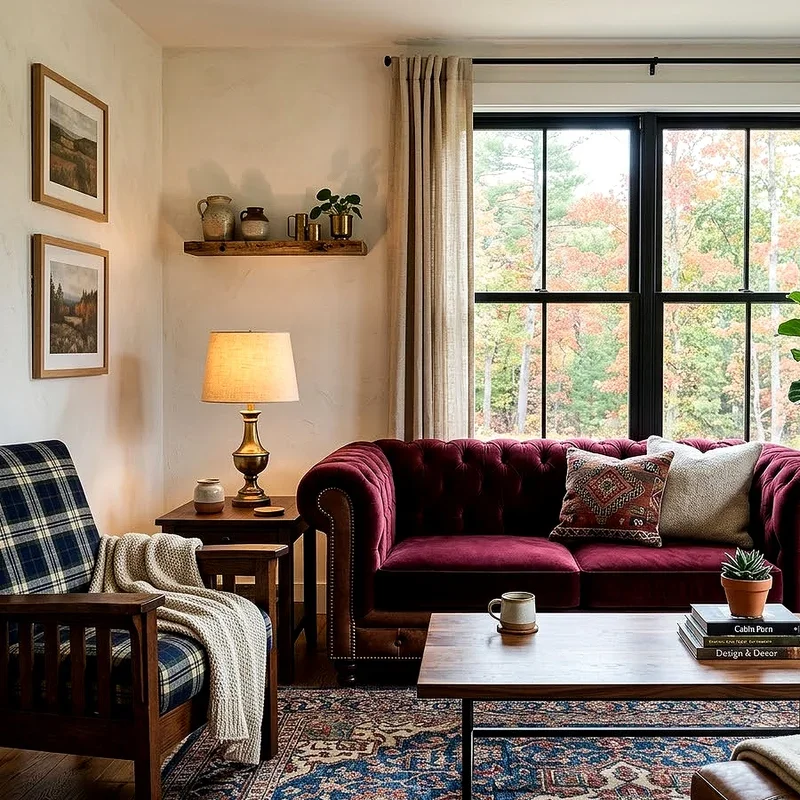 Burgundy Sofa Living Room Ideas