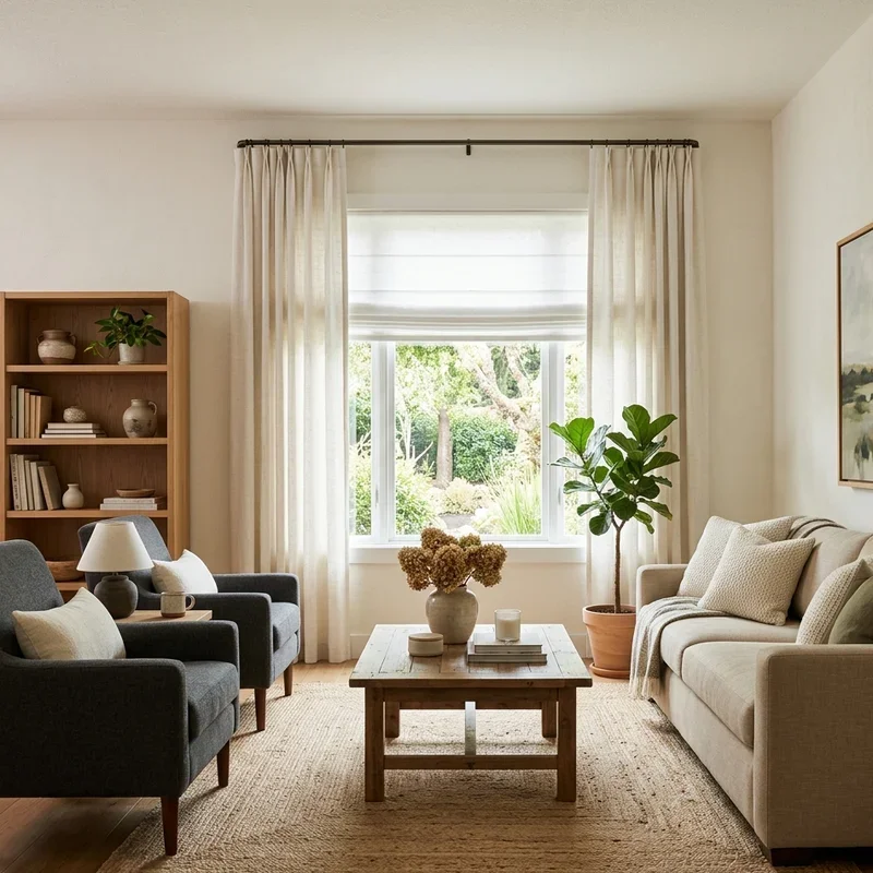 Square Living Room Ideas
