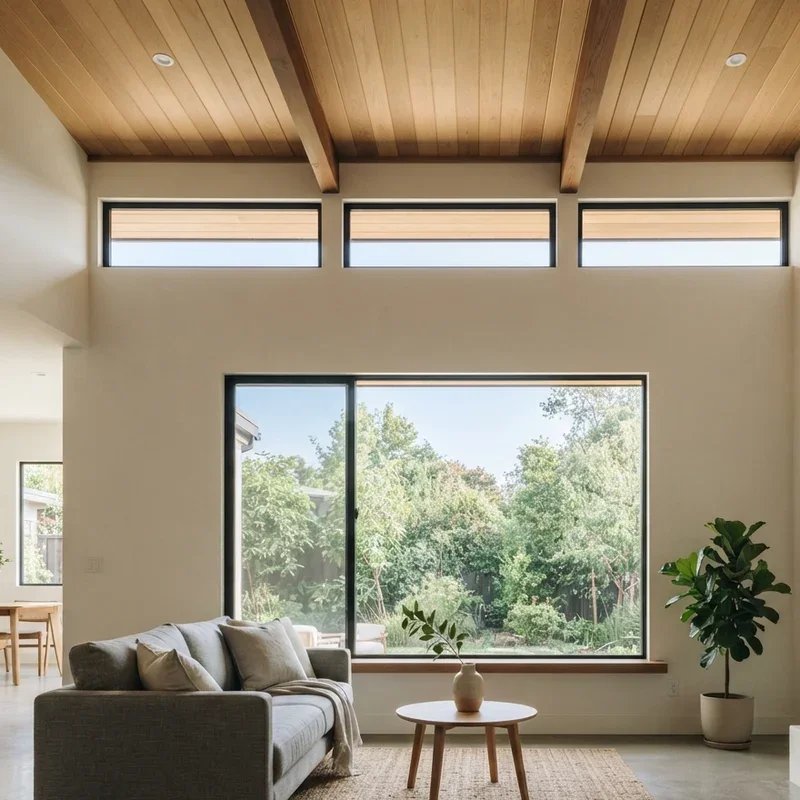 Modern Living Room Window Ideas