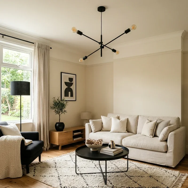 Black and Cream Living Room Ideas