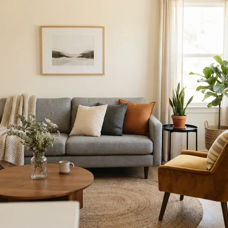 Gray Couch With Accent Chair Ideas