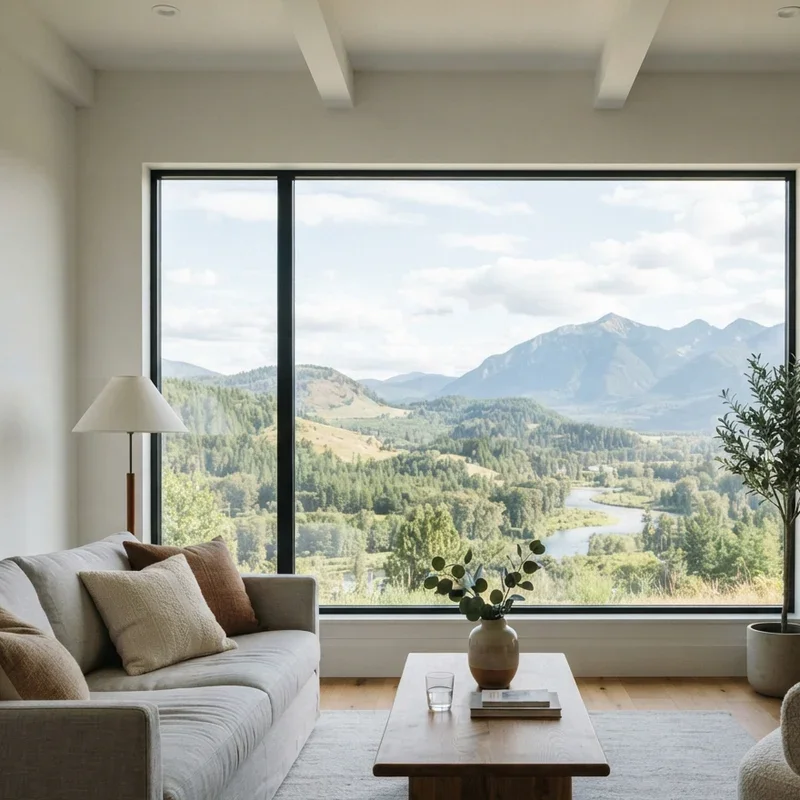 Modern Living Room Window Ideas