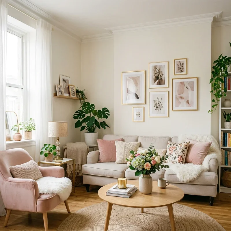 15 Girly Living Room Ideas for Chic Feminine Spaces