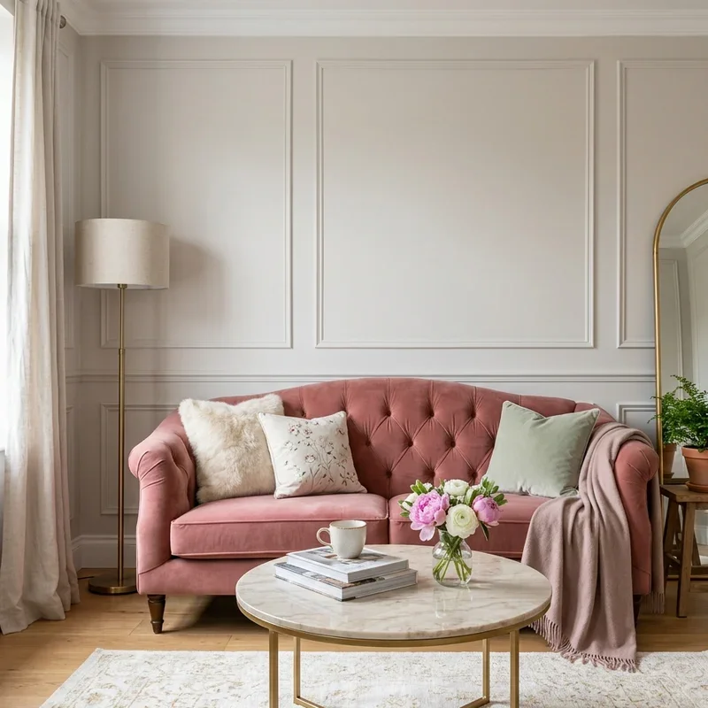 Girly Living Room Ideas