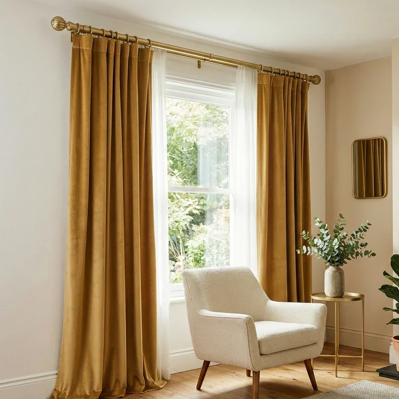 Gold Curtains Living Room Ideas