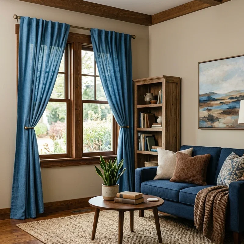 Blue and Brown Living Room Ideas