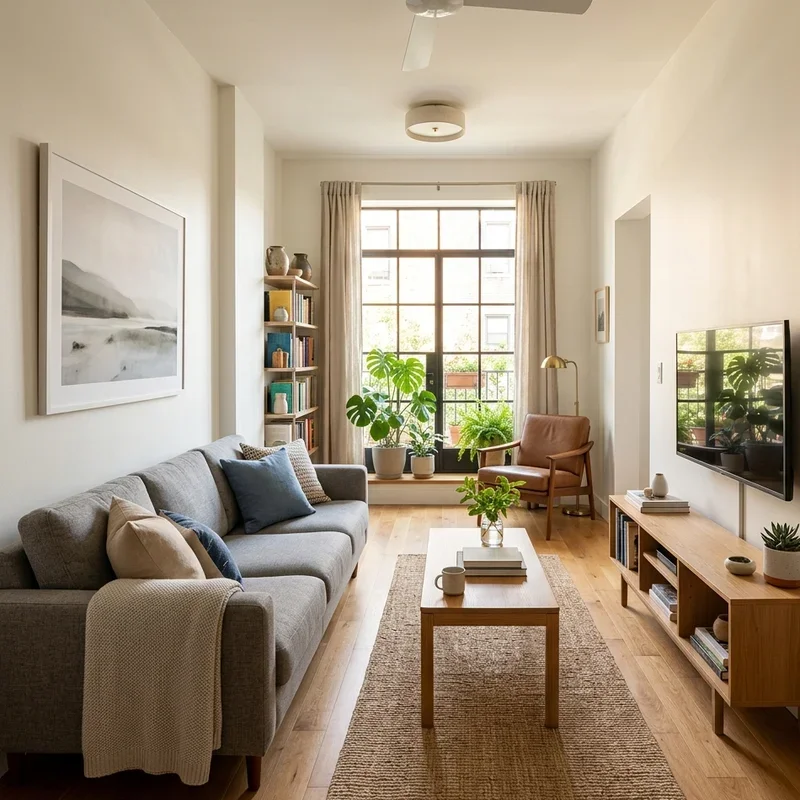 Long Narrow Living Room Layout Ideas