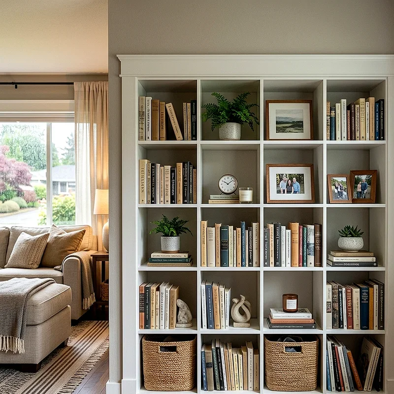 Living Room Bookcase Ideas