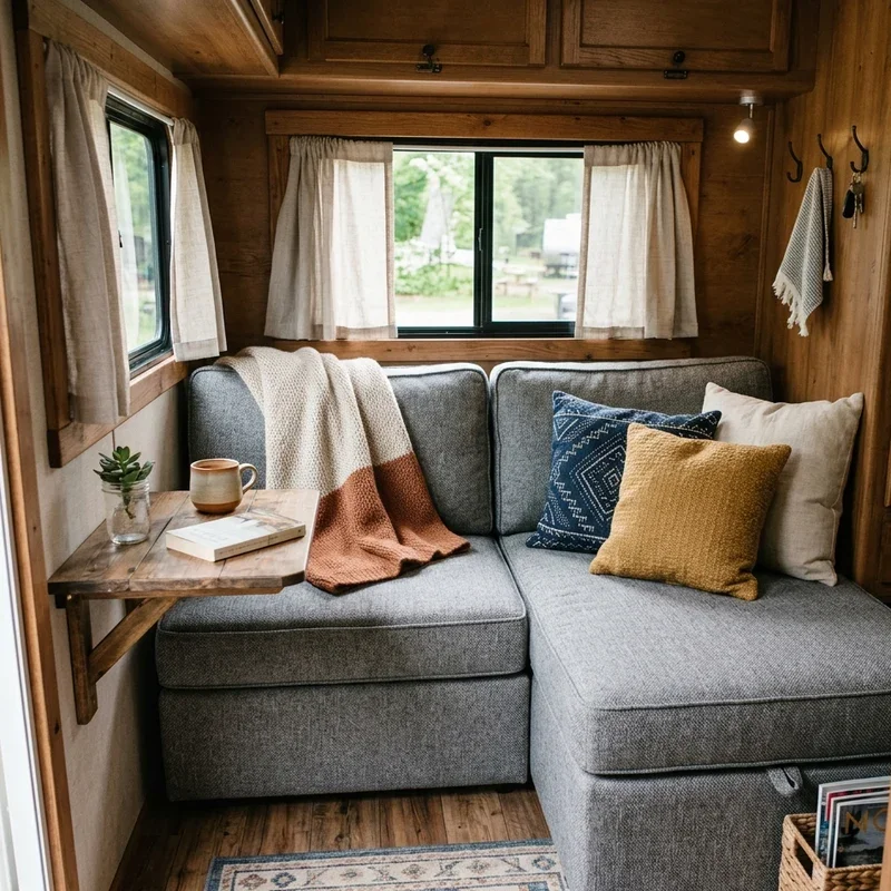 15 RV Couch Ideas for Comfortable Travel Living