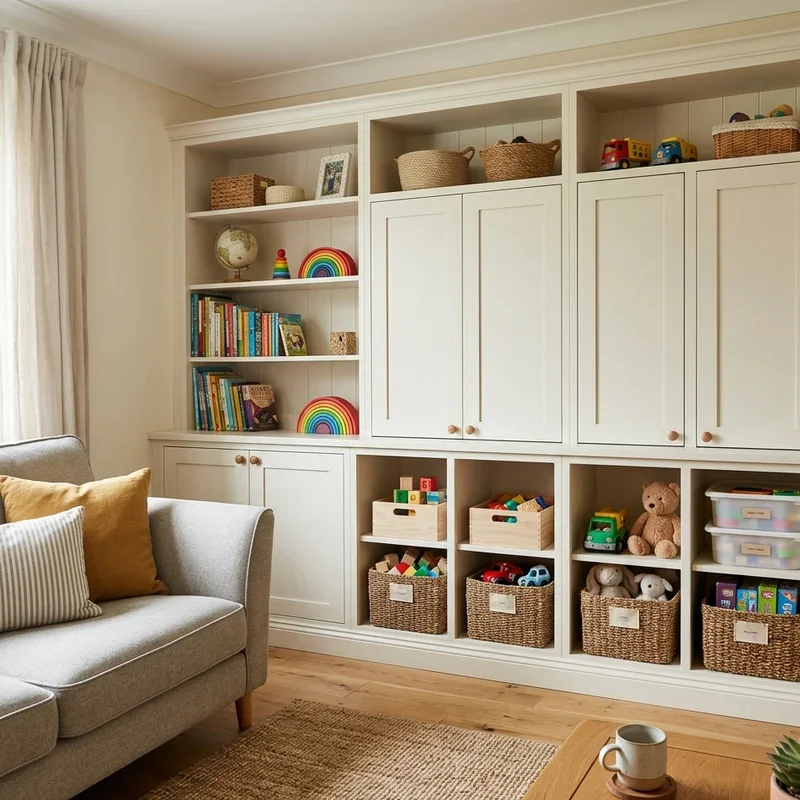 Living Room Built In Cabinet Ideas