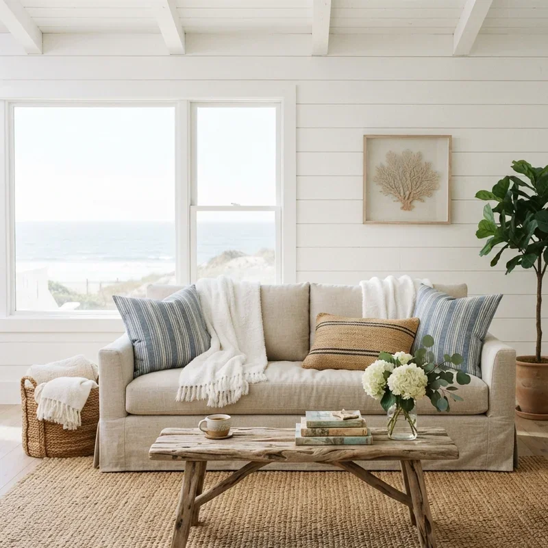 15 Beach House Sofa Ideas for a Relaxed Coastal Look